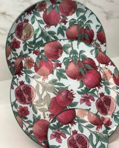 Platos decoupage para regalar granadas