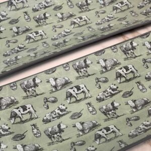Platos decoupage para regalar León vacas