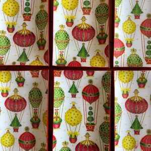 Platos decoupage para regalar León globos navideños