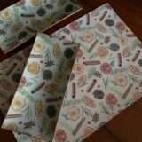 Platos decoupage para regalar canela y naranja