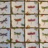 Platos decoupage para regalar libélulas