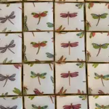 Platos decoupage para regalar libélulas