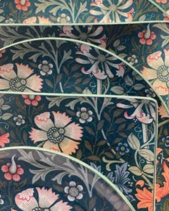 Platos decoupage flores para regalar colección Compton