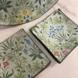 Platos decoupage para regalar flores varias