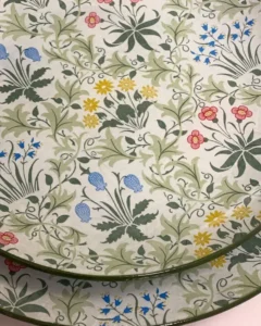 Platos decoupage para regalar flores varias