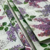 Platos decoupage para regalar León lavanda