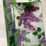 Platos decoupage para regalar León lavanda