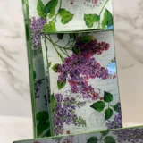 Platos decoupage para regalar León lavanda