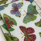 Platos decoupage para regalar León mariposas