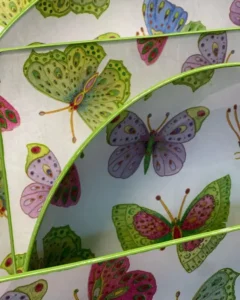Platos decoupage para regalar mariposas