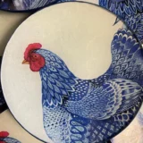 Platos decoupage para regalar pavo