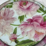 Platos decoupage para regalar León peonias