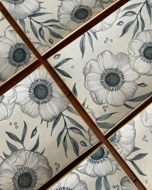 Platos decoupage para regalar León flores versátil