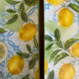 Platos decoupage para regalar León limones