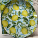 Platos decoupage para regalar limones