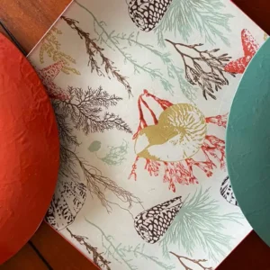 Platos decoupage para regalar marinos