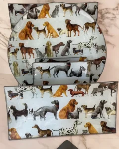 Platos decoupage para regalar perros