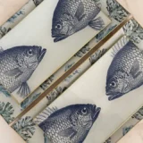 Platos decoupage para regalar corales y peces