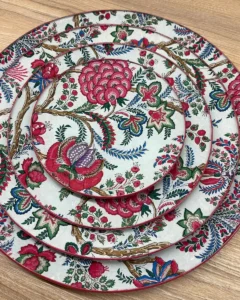 Platos decoupage para regalar León flores