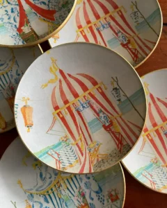 Platos decoupage para regalar León casetas de playa