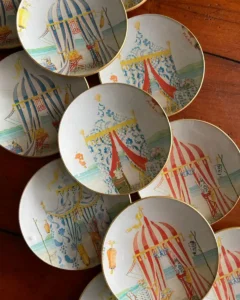 Platos decoupage para regalar casetas de playa