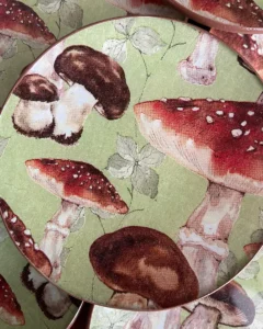 Platos decoupage para regalar setas