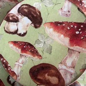 Platos decoupage para regalar setas