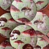 Platos decoupage para regalar setas