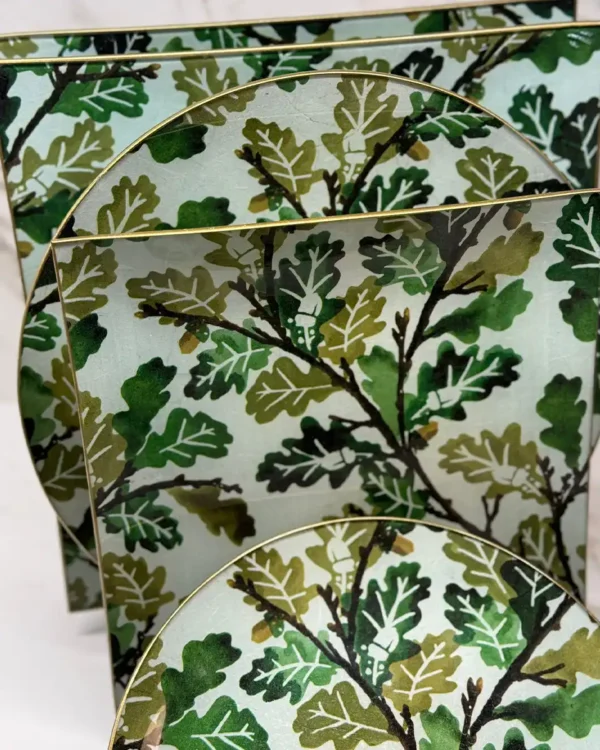 Platos decoupage para regalar otoñales