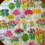 Platos decoupage para regalar flores