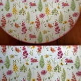 Platos decoupage León para regalar flores rosas