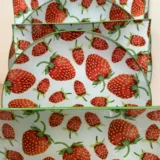 Platos decoupage para regalar fresas