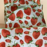 Platos decoupage para regalar fresas