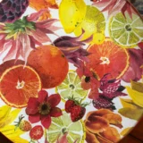 Platos decoupage para regalar frutas