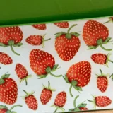 Platos decoupage León para regalar fresas