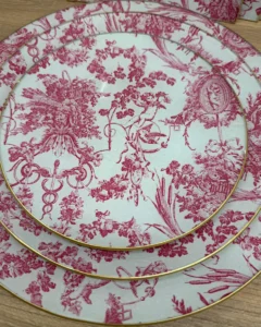 Platos decoupage León para regalar ángeles