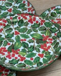 Platos decoupage para regalar León acebos