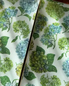 Platos decoupage para regalar flores Hortensias nuevas