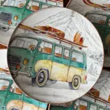 Platos decoupage para regalar perros de caza