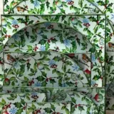 Platos decoupage para regalar León pajarito por Navidad