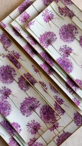 platos decoupage para regalar León flores ajos ornamentales